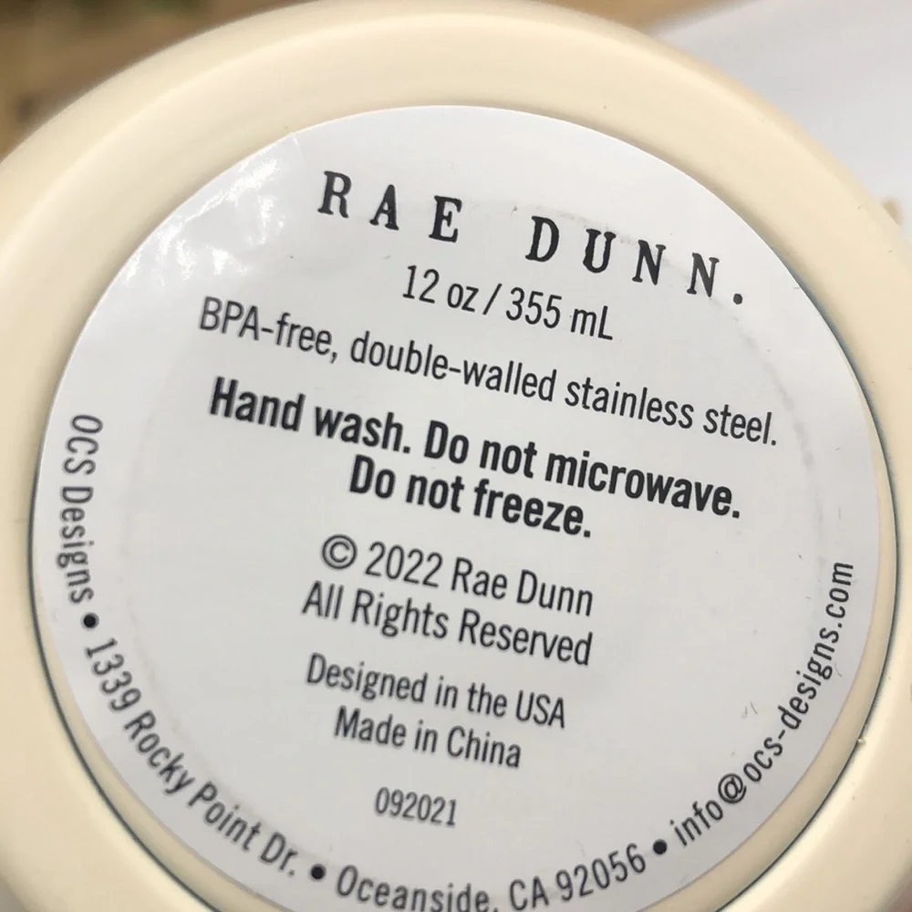 Rae Dunn WINE insulated tumbler